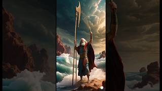 Moses splitting the Red Sea Ai Edition moses jesus redsea miracle [upl. by Michaeline]