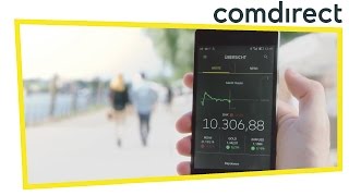 comdirect trading App Einfach Überall Handeln  comdirect [upl. by Suivatra]