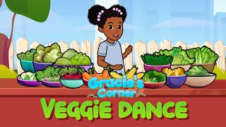 Veggie Dance  Eating Healthy with Gracie’s Corner  Nursery Rhymes  Kids Songs [upl. by Anatnas]