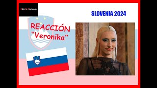 Reacción ESLOVENIA 🇸🇮▶️ Eurovisión 2024 🎶 [upl. by Ime]