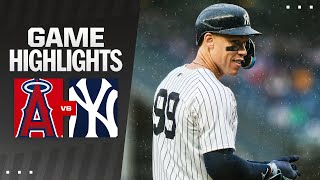 Angels vs Yankees Game 1 Highlights 8724  MLB Highlights [upl. by Suehtomit]