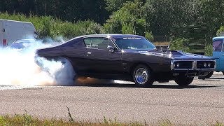 High Performance MUSCLE CARS Drag Racing  Malmi Street Drags 72018 [upl. by Ronalda]