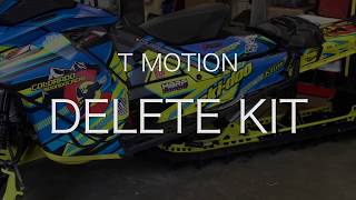 SkiDoo RevGen4 850 Munster TMotion Delete Kit Install [upl. by Rellim]