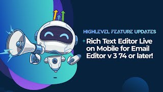 Rich Text Editor Live on Mobile for Email Editor v 3 74 or later [upl. by Asira]