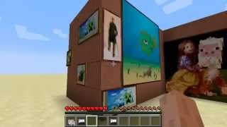 Minecraft mod  Atelier Canvas custom paintings preview 2 [upl. by Nolad910]