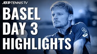 Federer Wawrinka Delight At Home Goffin De Minaur Impress  Basel 2019 Highlights Day 3 [upl. by Edholm]