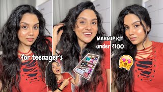 Ufff😱 MakeUp Kit under ₹100 🥵  PurPle KohL Megha [upl. by Ellehcar]