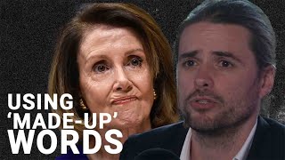 Winston Marshall accuses Nancy Pelosi of using madeup words in Oxford Union debate [upl. by Aneelak]