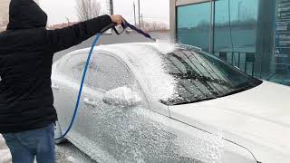 Мойка грязной машины Kia Optima GT  пена воск осмос Car wash thick foam Kia Optima GT [upl. by Kallista]