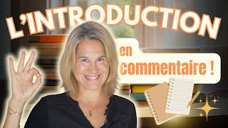 Introduction de commentaire de texte  4 étapes clés  🏆 [upl. by Celinda]