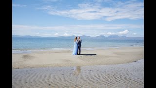 Liz  Alan  Autumn elopement to Scotlands West Coast  Crear Wee Weddings [upl. by Mairym]