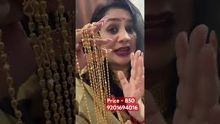 1gm gold plated tulsi mala design for daily use everyone followme everyone viralvideo follower [upl. by Naelcm]