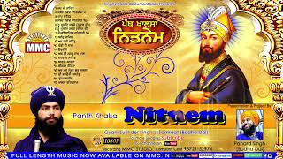 PANTH KHALSA NITNEM  GYANI SURINDER SINGH JI SAMRAAT BUDHA DAL  MMC  PART 1 [upl. by Atteuqahs]