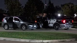 Houston police update 2 bystanders shot when truck drivers exchanged gunfire in apparent road rage [upl. by Garihc]