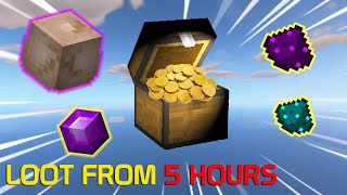 5 hours of crystal hollows loot boxes Hypixel Skyblock [upl. by Anaud]