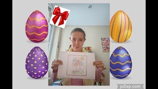 6 krezba zajac so storom a vajičkami 📜🐇🌳🥚☀️ kresba 6 zajačikov so stromom vajíčka📜🐇🌳🥚☀️ [upl. by Ylerebmik334]