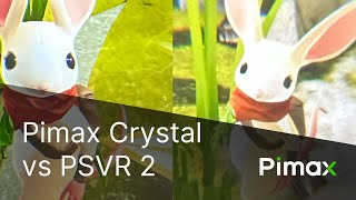 Pimax Crystal vs PSVR 2 comparison [upl. by Bandler]