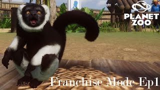 Planet Zoo Franchise Mode  Ep1 [upl. by Nairdad]