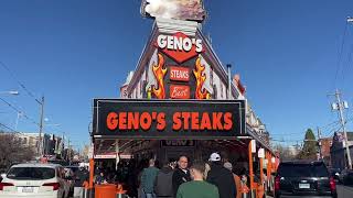 Rating Geno’s Philly Cheesesteak [upl. by Leciram]