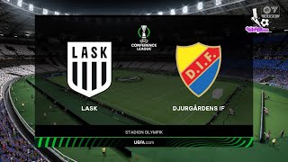 ⚽ LASK Linz vs Djurgarden ⚽  UEFA Conference League 08292024  PES 2024 [upl. by Dimitri]