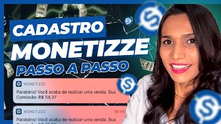 Como Criar sua Conta na MONETIZZE passo a passo como AFILIADO [upl. by Day]