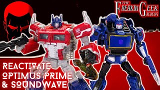 Reactivate OPTIMUS PRIME amp SOUNDWAVE EmGos Transformers Reviews N Stuff [upl. by Squier]