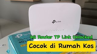 Modem Wifi 4G TPLink MR105  Unboxing Router Sim Card All Operator Terbaik [upl. by Tina202]