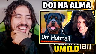 TA ESCRITO ERRADO KKKKKKK  Cantinho do Umild  Leozin React [upl. by Eliott]