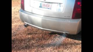 05 Cadillac cts v6 36l straight pipe [upl. by Eneryc]