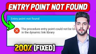 The Procedure Entry Point Not Found Dynamic Link Library Error Fixing In Windows 10 11 7 [upl. by Iorio959]