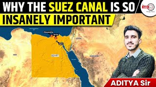 Why SUEZ CANAL is so Important   SUEZ CANAL  UPSC PRELIMS 2024  By Aditya Sir  theIAShub [upl. by Aholla]