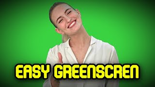 How To Do Green Screen Effect in Shotcut EASY 2024 [upl. by Pell]