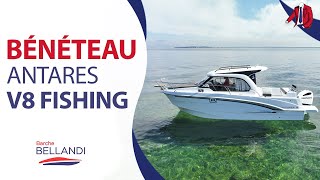 Recensione completa e test Beneteau Antares 8 V2 Fishing sul Lago di Garda con Barche Bellandi [upl. by Danelle]