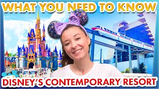 What You Need To Know Before You Stay At Disneys Contemporary Resort [upl. by Sternick546]