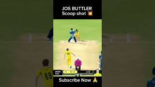 JOS BUTTLER scoop shot in RC 24 🔥💯💥trending cricket shorts viralshorts [upl. by Leugar]