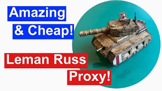 Cheap Warhammer 40k Amazing proxy tank from Culverin Models [upl. by Nlyak799]