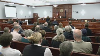 Bernheim Forest supporters pack courthouse opposing proposed LGampE pipeline [upl. by Notle630]