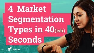 4 Market Segmentation Types in 40ish Seconds [upl. by Ymrej753]