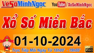 XSMB Minh Ngọc  Trực tiếp Xổ Số Miền Bắc  KQXS Miền Bắc ngày 01102024 KQXS Thủ Đô XS MinhNgoc [upl. by Witkin]