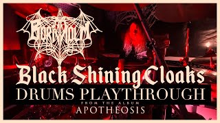 BORNHOLM  Black Shining Cloaks DRUM PLAYTHROUGH [upl. by Sida]