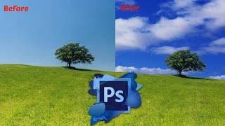 How to Replace Sky in Photoshop CC 2018 [upl. by Ha]