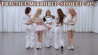 Billlie  DOMINO ～ butterfly effect Dance Practice Mirrored Slowed 50 [upl. by Anialram945]