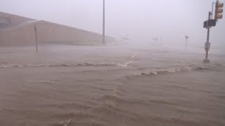 Laredo TX Extreme Winds Flooding Damage  5212017 [upl. by Aken]