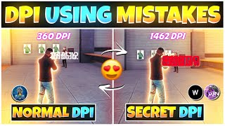 Best DPI Settings Free Fire  DPI Kaise Badhaye  How To Use DPI  DPI Using Mistakes  Dpi Setting [upl. by Ettesel]