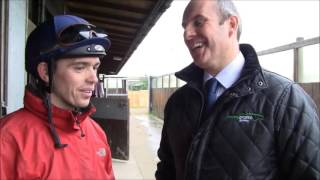 Lingfield Racecourse  Jockey Interview  Andrew Mullen [upl. by Rinee]