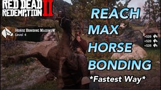 Red Dead Redemption 2 REACH MAX HORSE BONDING FAST WORKS FOR RDR2 Online and Story Mode [upl. by Jonas]