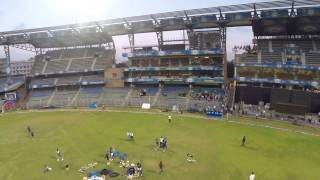 An aerial view of the Wankhede Stadium in Mumbai [upl. by Darwen]