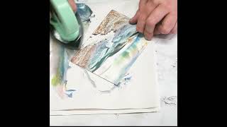 Encaustic Art  Speed art [upl. by Suoicul]