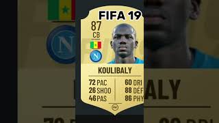 KALIDOU KOULIBALY FIFA ÉVOLUTION CARDE football fifa soccer fifacards futcard [upl. by Borchers912]