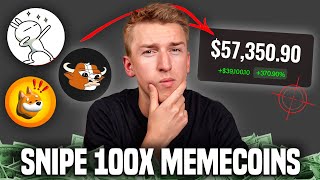 How To Snipe 100X MemeCoins on Solana Base amp Ethereum [upl. by Aiak]